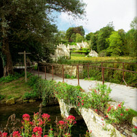 Buy canvas prints of Arlington Row Cotswolds  by Alison Chambers