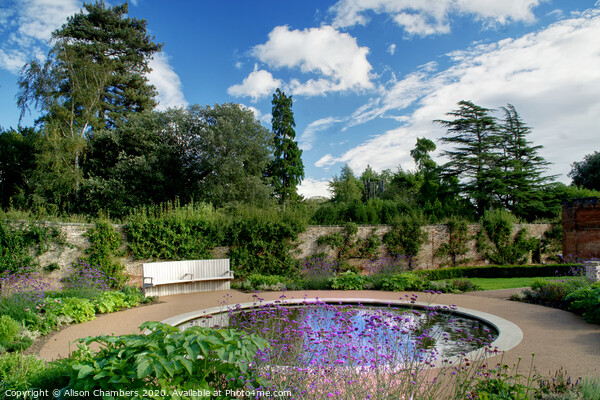 Cannon Hall Walled Garden Picture Board by Alison Chambers