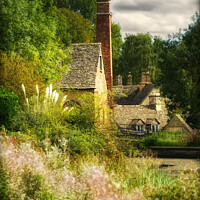 Buy canvas prints of Lower Slaughter Mill by Alison Chambers