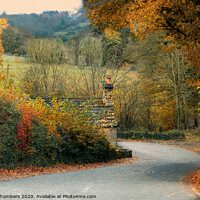 Buy canvas prints of Autumn in Ashover by Alison Chambers