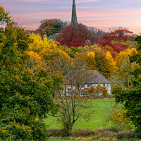 Buy canvas prints of Ashover Church View by Alison Chambers