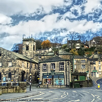 Buy canvas prints of Holmfirth by Alison Chambers