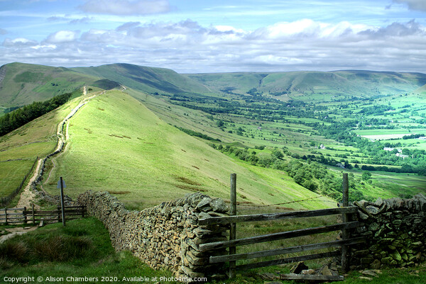 Mam Tor  Picture Board by Alison Chambers