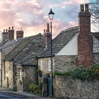Buy canvas prints of Wentworth Cottages by Alison Chambers