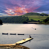 Buy canvas prints of Ladybower Reservoir by Alison Chambers