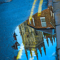 Buy canvas prints of York Minster Reflection  by Alison Chambers