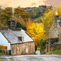 Buy canvas prints of Autumn Day in Ashover by Alison Chambers