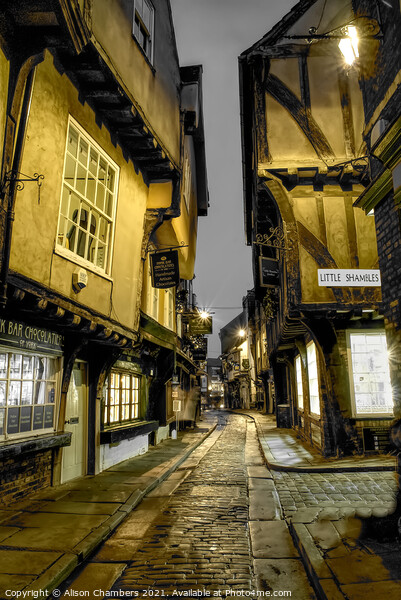 Little Shambles, York  Picture Board by Alison Chambers