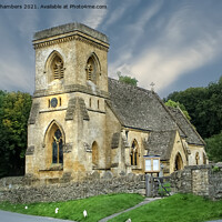 Buy canvas prints of St Barnabas Church of Snowshill by Alison Chambers