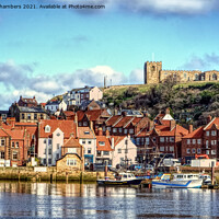 Buy canvas prints of Sunny Whitby by Alison Chambers