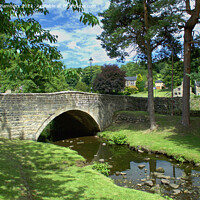 Buy canvas prints of Smithy Bridge at Low Bradfield by Alison Chambers