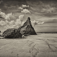 Buy canvas prints of Bedruthen rocks, Cornwall by Neil Parker