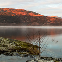 Buy canvas prints of Loch Lomond Panorama from Rowardennan by Ian Homewood