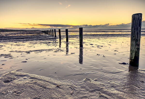 Late Afternoon Light On Ainsdale Beach Picture Board by Ian Homewood