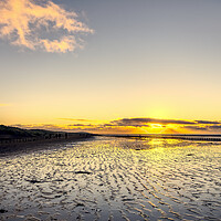 Buy canvas prints of Ainsdale Beach Sunset by Ian Homewood