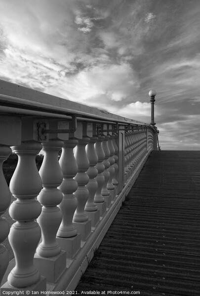 Dramatic Sky Over Venetian Bridge - Southport Picture Board by Ian Homewood