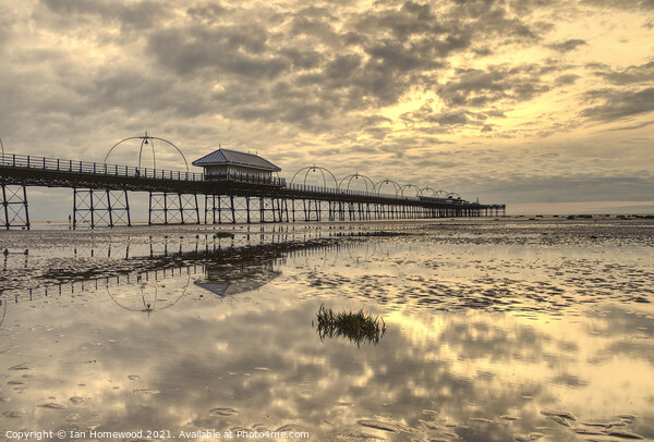 Southport's Historic Grade II Listed Pier Picture Board by Ian Homewood