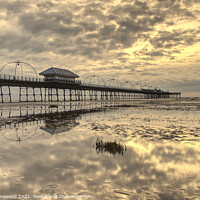 Buy canvas prints of Southport's Historic Grade II Listed Pier by Ian Homewood