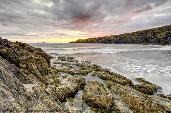 Sunset at Whitesands Bay, Pembrokeshire, Wales Picture Board by Ian Homewood