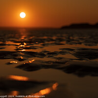 Buy canvas prints of Sunset Across the Sand by Steve Huggett