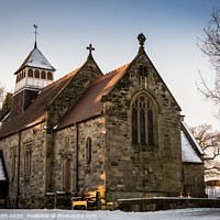 Buy canvas prints of St Wystan's - The Old Village Church by Tracey Smith