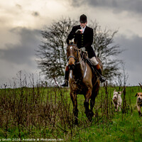 Buy canvas prints of Calling in the Hounds by Tracey Smith