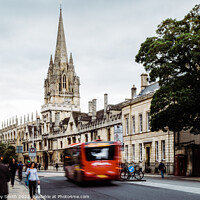 Buy canvas prints of High Street Oxford City by Tracey Smith