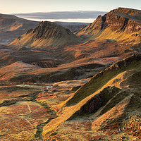 Buy canvas prints of The Quiraing at sunrise by Pete Johns