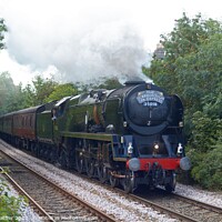 Buy canvas prints of Steaming away from York by David Mather