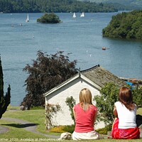 Buy canvas prints of Looking over Windermere by David Mather