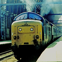 Buy canvas prints of A Deltic to Hull by David Mather