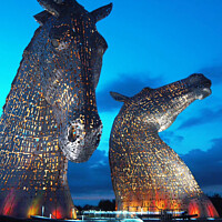 Buy canvas prints of Mythical Water Kelpies by David Mather