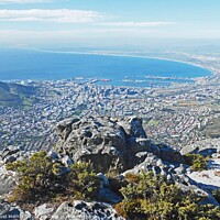 Buy canvas prints of Cape Town from Table Mountain by David Mather