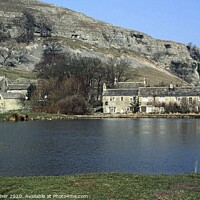 Buy canvas prints of Kilnsey Crag, Wharfedale. by David Mather