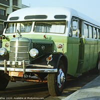 Buy canvas prints of Classic bus transport in Malta by David Mather