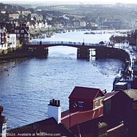 Buy canvas prints of Looking down on Whitby by David Mather