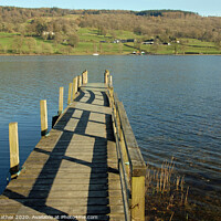 Buy canvas prints of Coniston landing by David Mather