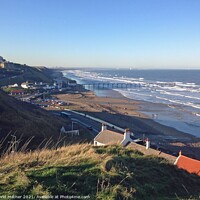 Buy canvas prints of Saltburn by the Sea, North Yorkshire by David Mather