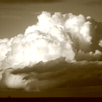 Buy canvas prints of sunlit cumulous cloud by Simon Johnson