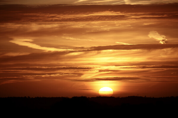 Cotswold sunrise Picture Board by Simon Johnson