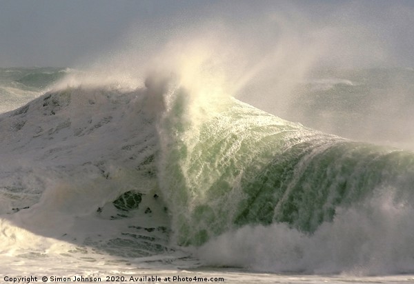 Suinlit Storm Wave  Picture Board by Simon Johnson