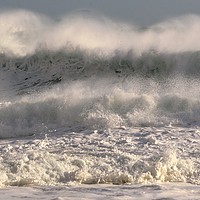 Buy canvas prints of  Cornish Storm waves  by Simon Johnson