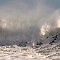 Buy canvas prints of Breaking wave by Simon Johnson