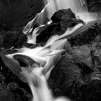 Buy canvas prints of  water cascade by Simon Johnson