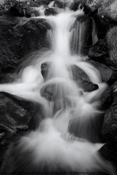 Water cascade Picture Board by Simon Johnson