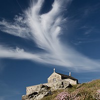 Buy canvas prints of Church and Cloud by Simon Johnson