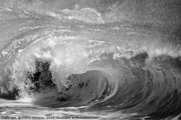 BREAKING WAVE Picture Board by Simon Johnson