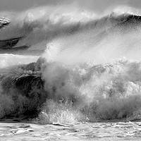 Buy canvas prints of Roaring waves by Simon Johnson