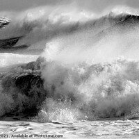 Buy canvas prints of Storm wave by Simon Johnson