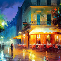 Buy canvas prints of Paris After Rain by Robert Deering